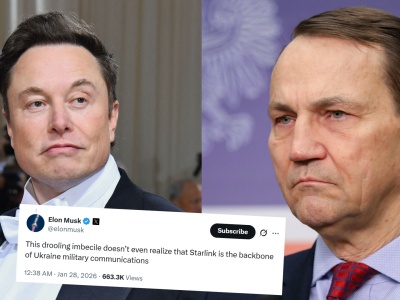 Elon Musk znowu niemiło o Radku Sikorskim, tym razem wyzwał go od 