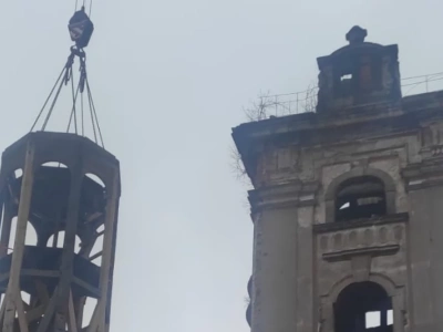 Ślad zapomnianej historii. Trwa remont wieży dawnego kościoła w Twardocicach