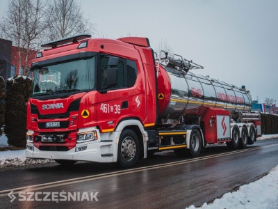 Nowa cysterna trafiła na wyposażenie JRG 1 w Inowrocławiu