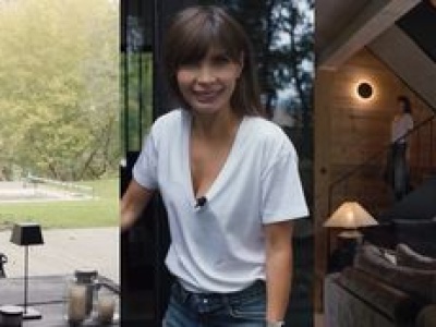 Agnieszka Dygant odsłoniła wnętrza LEŚNEJ WILLI: przytulny salon, elegancka łazienka, basen w ogrodzie (ZDJĘCIA)