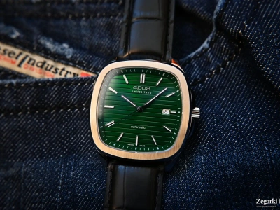 Recenzja: Epos Timeless 3511 Automatic. Casualowy zegarek z kopertą o rzadko spotykanym kształcie
