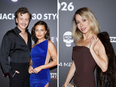 Julia Wieniawa gra nogą na premierze! Maciej Musiałowski zaskakuje wyglądem