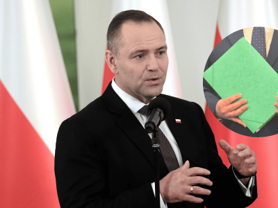 Nawrocki z tajemniczą teczką od PSL-u. Wiadomo, co było w środku