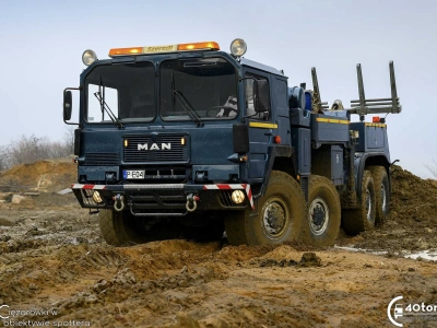 MAN KAT2 z wolnossącym V10 w ciężkiej pomocy drogowej – Sesja Miesiąca 01/26