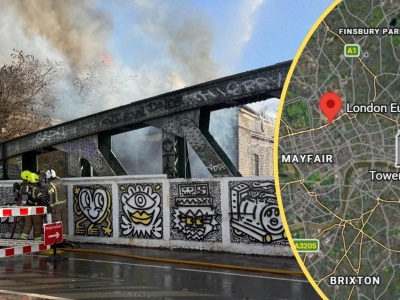 Wielki pożar w Londynie. Na kolei zapanował chaos