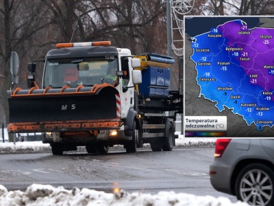 Prawie 30 stopni na minusie. Służby postawione na nogi