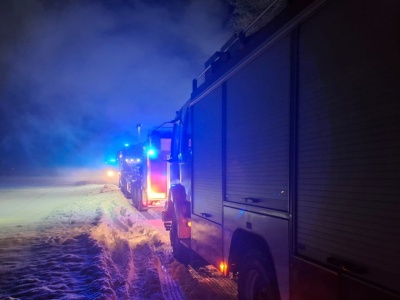 Potężny huk i katastrofa budowlana w Tykocinie. Strażacy na miejscu akcji