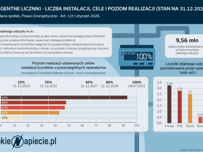 Mamy już prawie 10 mln inteligentnych liczników energii