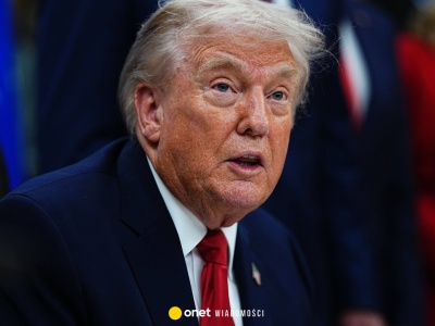 Donald Trump zapytany o sytuację w Iranie. 