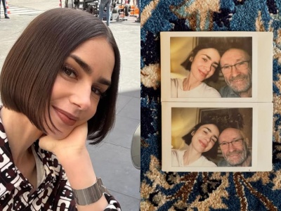 Lily Collins wstawiła poruszające zdjęcie z ojcem. Właśnie skończył 75 lat