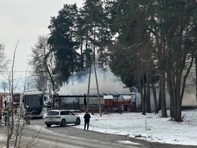 Kłodzko - pożar restauracji