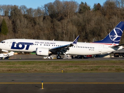 LOT. SP-LYG leci do Polski. Flota 737 MAX urosła do 24 szt.