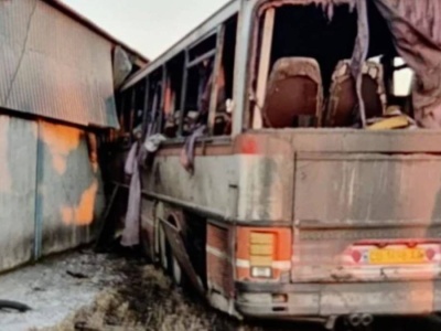 Tragedia w Ukrainie. Rosyjski dron uderzył w autobus. Wielu zabitych i rannych