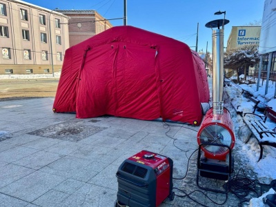 Silne mrozy w regionie. Punkty ogrzewania uruchomione m.in. w Olsztynie