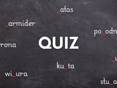 Szkolny quiz ortograficzny. Sprawdzamy pisownię ch/h. Zdobędziesz 14/14?