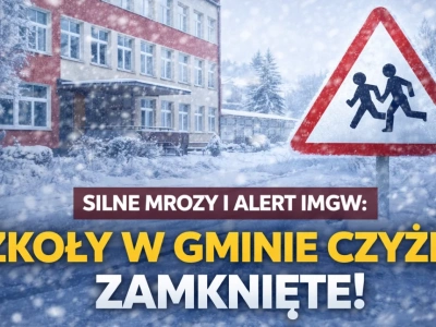 Decyzja władz gminy Czyżew: brak zajęć w szkołach podstawowych przez dwa dni
