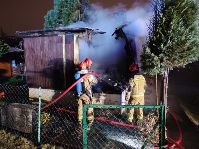 Słup ognia w Lipniku. Akcję gaśniczą utrudniał mróz! | ZDJĘCIA