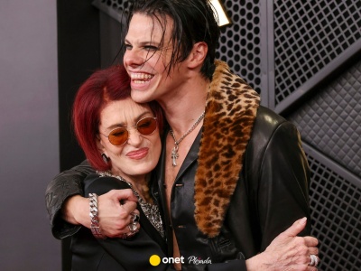 Sharone Osbourne na gali Grammy 2026. Nie kryła poruszenia w towarzystwie Yungbluda