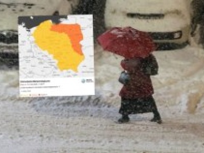 Zamiecie śnieżne i temperatura -27 st. C. Alert dla 16 województw