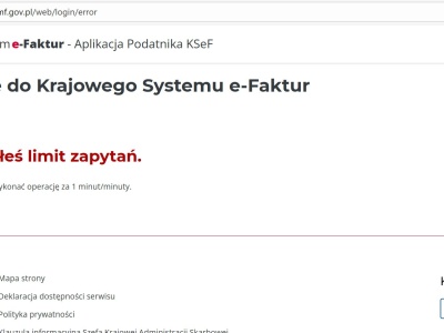 Problem z KSeF już w drugim dniu. Nie działa dostęp poprzez profil zaufany