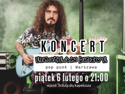 Punkowo-rockowy koncert emocean drive w pubie 4 Pokoje