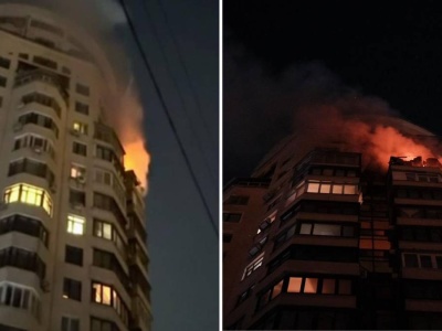 Zmasowany atak Rosji na Ukrainę. Płonące wieżowce w Kijowie, tysiące mieszkań bez prądu