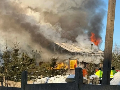 Gmina Kałuszyn: Pożar domu mieszkalnego
