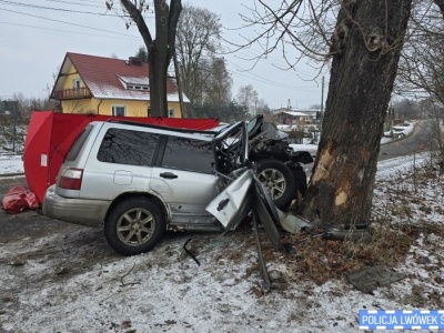 Lubomierz. Miał zakaz prowadzenia, zginął w wypadku