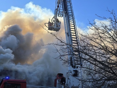 Wielki pożar domków letniskowych w Pogorzelicy