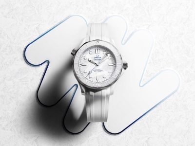 OMEGA Seamaster Diver 300M Milano Cortina 2026. Cały na biało