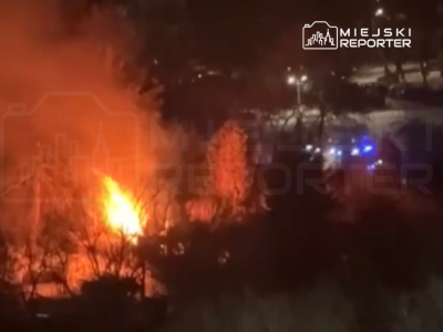 Kolejny pożar altany na działkach na Ochocie. Trzeci w przeciągu trzech miesięcy