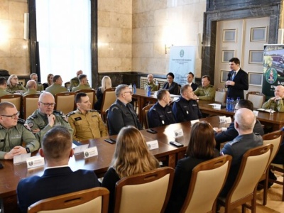 Roczna odprawa Straży Granicznej w Katowicach. Podsumowanie wyzwań i kierunki rozwoju Śląskiego Oddziału SG