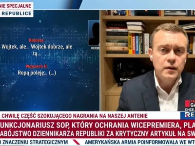 SZOKUJĄCE NAGRANIA W TV REPUBLIKA! Funkcjonariusz SOP z ochrony Sikorskiego groził śmiercią red. Nisztorowi