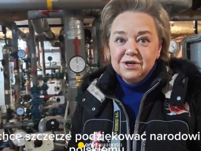 Kobieta nie mogła powstrzymać wzruszenia. 