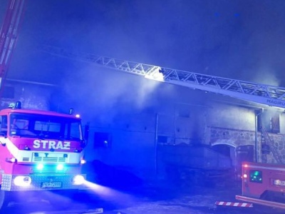 Ewakuowano kilkadziesiąt zwierząt. Duży pożar (ZDJĘCIA)