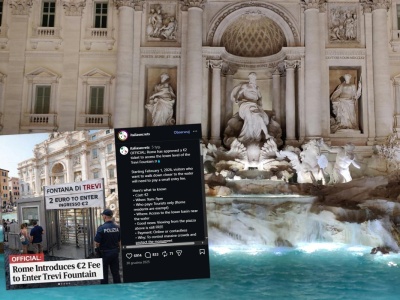 Kultowa atrakcja Włoch za ogrodzeniem. By ją podziwiać, musisz zapłacić. 