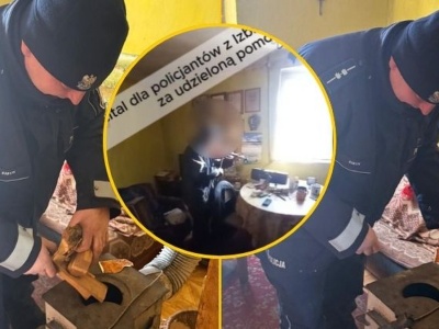 Policjanci uratowali 93-latka przed zimnem. Nie uwierzysz, jak im się odwdzięczył