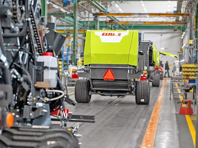 Claas będzie miał jeszcze więcej pras. Dwie nowe linie produkcyjne we francuskim Metz-Woippy