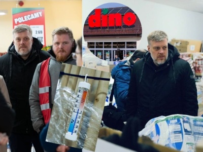 Zandberg poszedł do Dino, ale nie na zakupy, tylko mierzyć temperaturę.