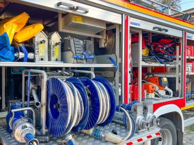 Strażacy interweniowali przy dwóch zdarzeniach drogowych