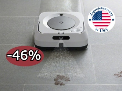 iRobot sprzątający w promocji -46%. Zmiata i myje podłogi inaczej