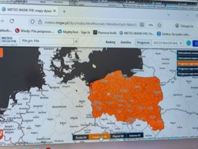 Powiat Pilski: Uwaga, marznące opady. Lekcje do końca tygodnia w trybie zdalnym!