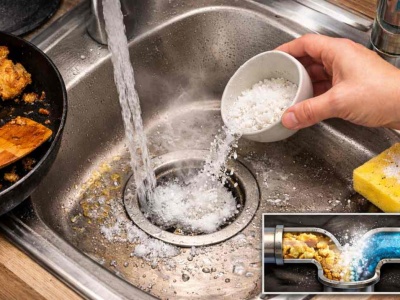 Wsyp do zlewu. Rozpuści cały tłuszcz zalegający w rurach