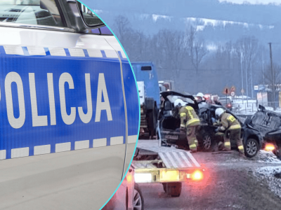 Wypadek na ważnej trasie. Paraliż, droga zablokowana. Natychmiastowa akcja służb