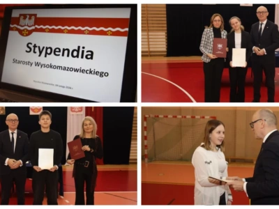 Stypendia Starosty za I półrocze roku szkolnego 2025/2026 przyznane. Ponad 50 uczniów wyróżnionych