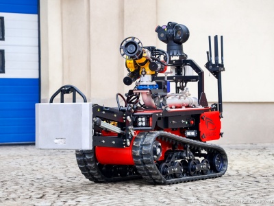 Robot TEC 800 w Szkole Aspirantów PSP w Krakowie