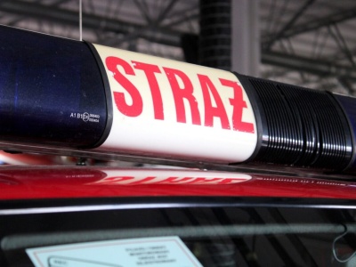 Pożar domu pod Tarnowem. Poszkodowany mężczyzna