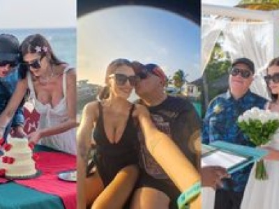 Skibowie pokazali zdjęcia ze ślubu na Malediwach i dalej relacjonują miesiąc miodowy. Urocze gołąbeczki? (ZDJĘCIA)