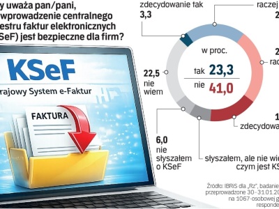 Polacy twierdzą, że KSeF nie jest bezpieczny dla firm. Sondaż dla „Rzeczpospolitej”