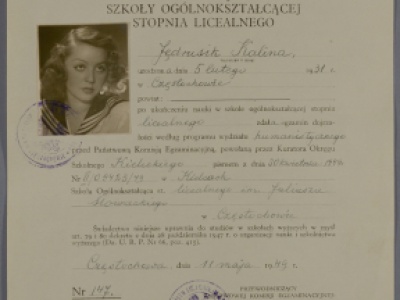 Bardzo dobry tylko z jednego przedmiotu – Archiwa Państwowe pokazały świadectwo maturalne Kaliny Jędrusik